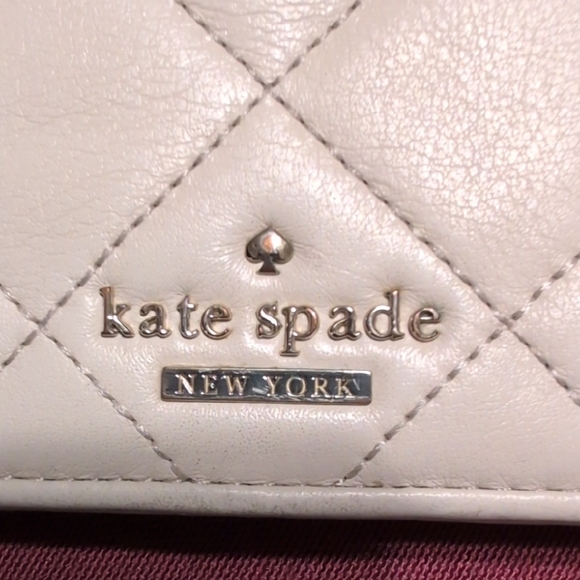 kate spade Cream Quilted Leather Continental Wallet - Picture 2 of 11